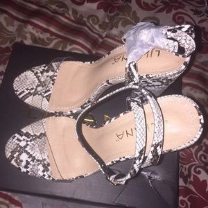 Snakeskin heels